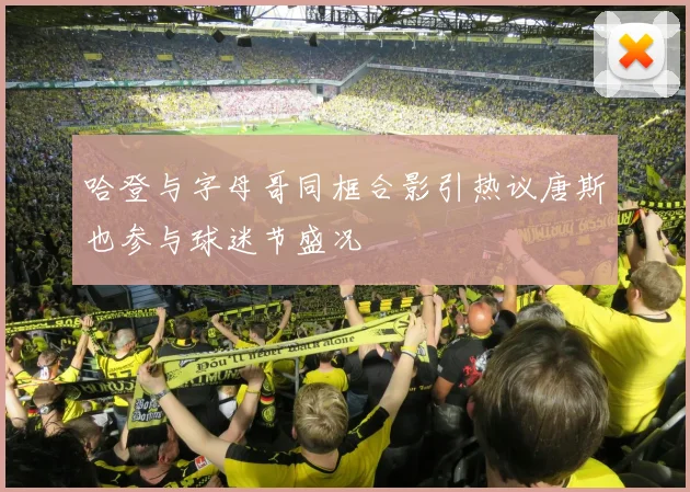 哈登与字母哥同框合影引热议唐斯也参与球迷节盛况